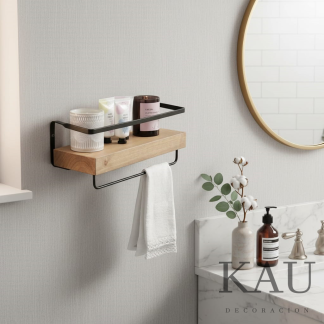 Repisa nihual con barra 30 cm ancho