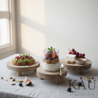 Pedestal altura madera mediano